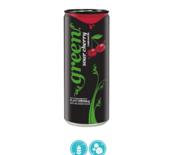 GREEN Sour Cherry Sleek Can