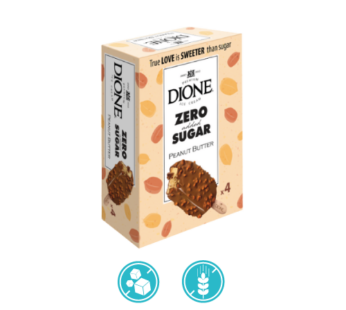 DIONE PACK 4 BATONNETS PEANUT BUTTER SS SUCRE 90ML