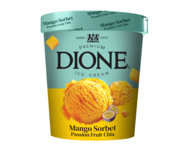 DIONE Pot Glacé Mangue Passion Chia 475 ml