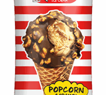 KAR KAR Popcorn Caramel Cornet Sucré Cacao Et Bretzels 150 ml