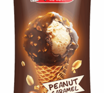 KAR KAR Aux Arachides Caramel Cornet Sucré Enrobée De Cacao 150 ml